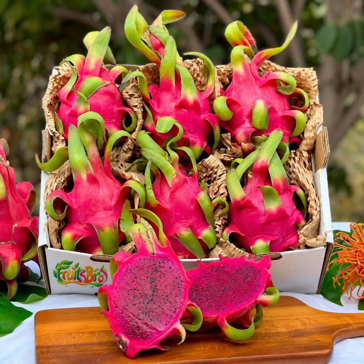 Red Flesh Dragon Fruit Pitahaya Box