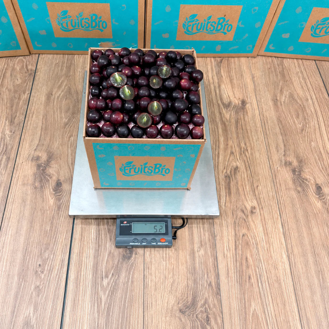 Red Muscadine Grape Box from FruitsBro